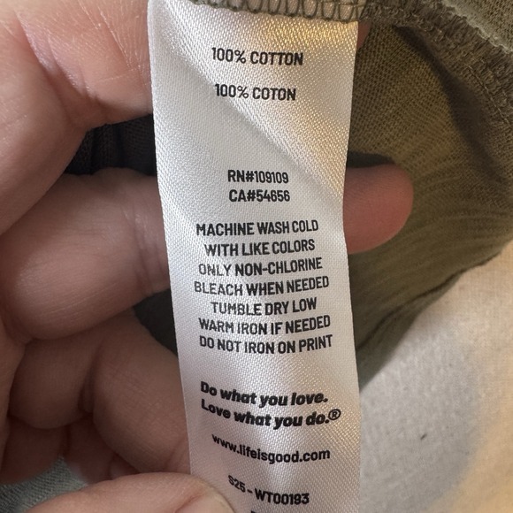 Life Is Good Graphic Tee Women's XXL Gray Butterflies Crew Neck NWT - Picture 8 of 8